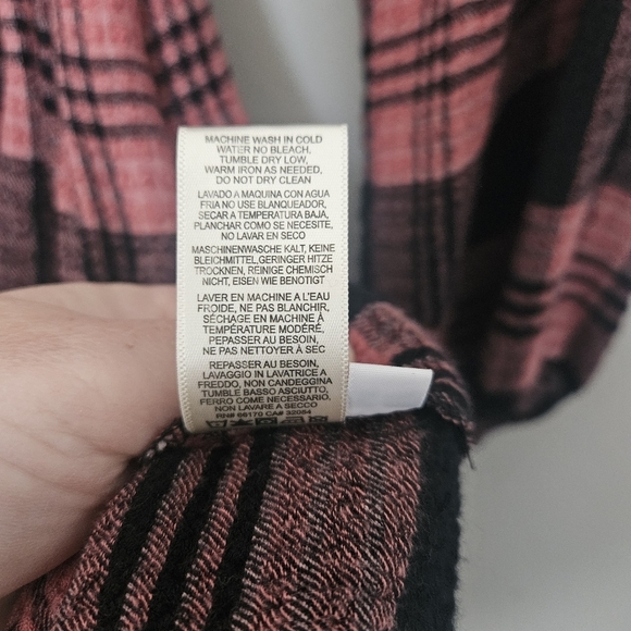 Anthopologie Cloth and Stone Daia plaid mini dress Size L - Picture 8 of 8